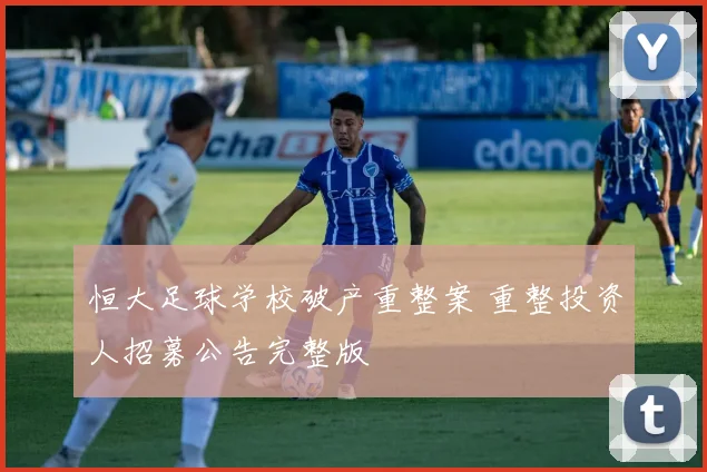 恒大足球学校破产重整案 重整投资人招募公告完整版